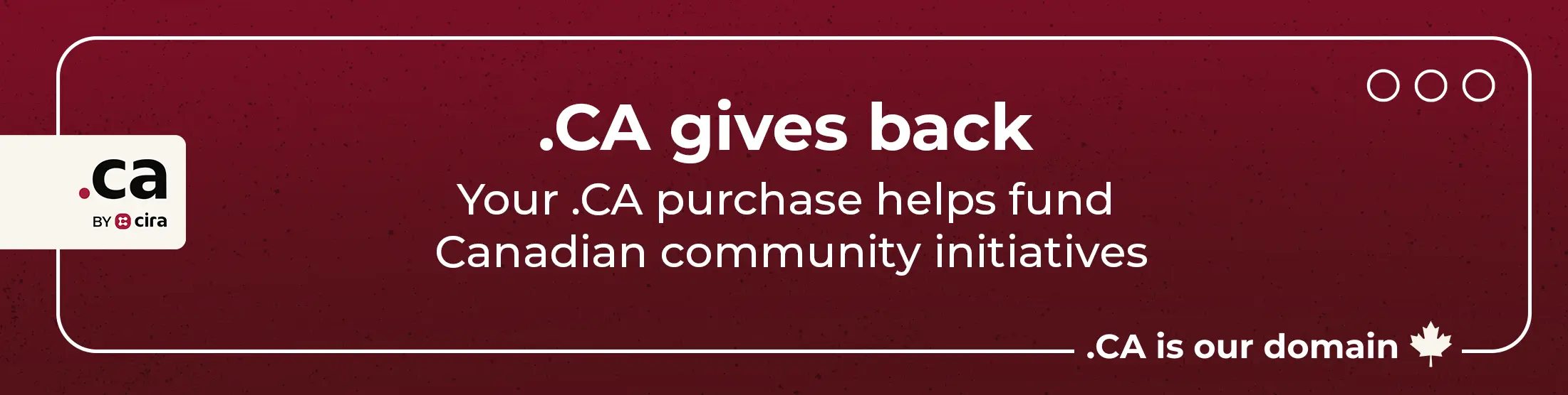 .CA gives back by CIRA