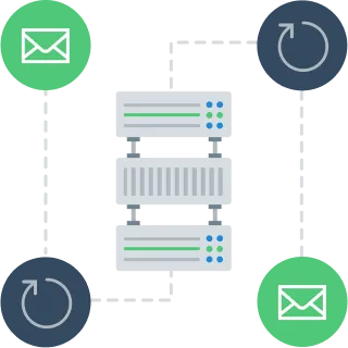 Protect your e-mail addresses with our daily backups