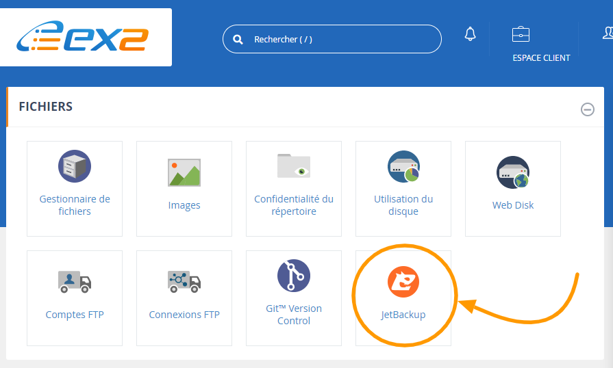 Jetbackup Cpanel Ex2