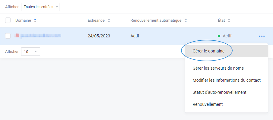 exemple projet enregistrement privé d'un nom de domaine, démarches aide clients services entreprise, solutions sites web