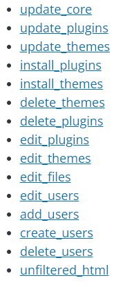 tableau de bord nouvel utilisateur WordPress rôle compte admin modifier le rôle options comptes pages personnes contributeur articles