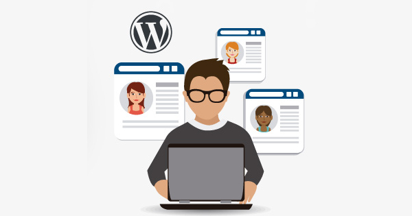 tableau de bord nouvel utilisateur WordPress rôle compte admin site web permissions administrateur site wordpress compte utilisateur