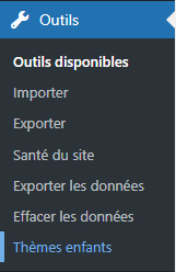 Créer un thème enfant pour WordPress à l'aide du plugin Child Theme Configurator 