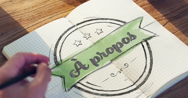 La page À propos 