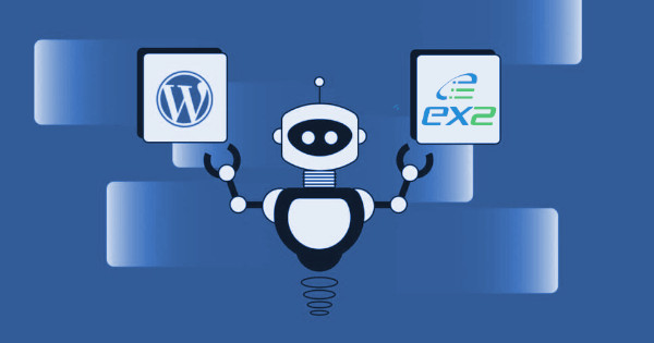 Vous pouvez créer facilement un site WordPress grâce à Ex2 et l'IA