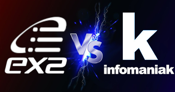 Ex2 vs. Infomaniak : Quel est le meilleur hébergeur web vert ?