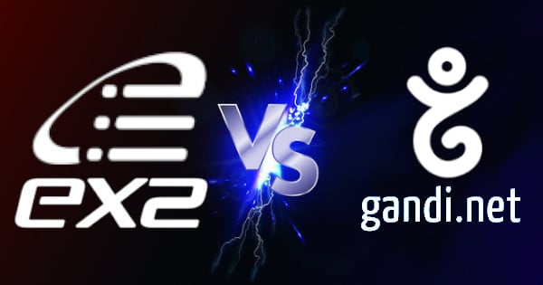 Ex2 vs. Gandi : Quel est le meilleur hébergeur web en 2025 ?
