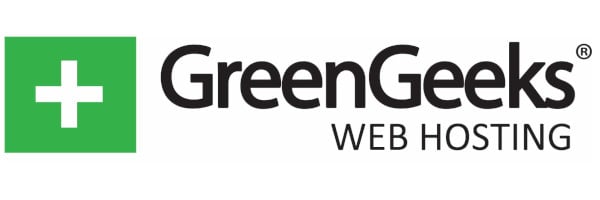 Logo de l'hébergeur web vert GreenGeeks