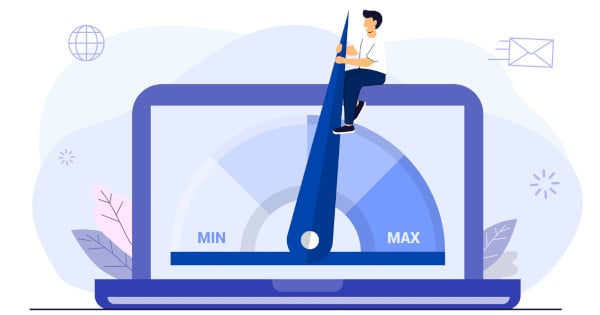 Image représentant les performances et la fiabilité d'un hébergement web 