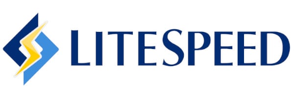 Logo de la technologie de mise en cache Litespeed, utilisée par les serveurs d'Ex2
