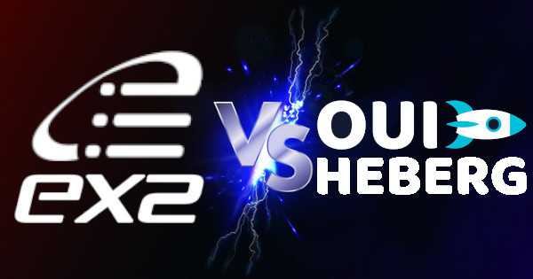 Ex2 vs OuiHeberg: Quel hébergeur WordPress choisir en France?